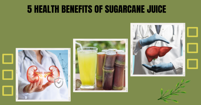 5 HEALTH BENEFITS OF SUGARCANE JUICE