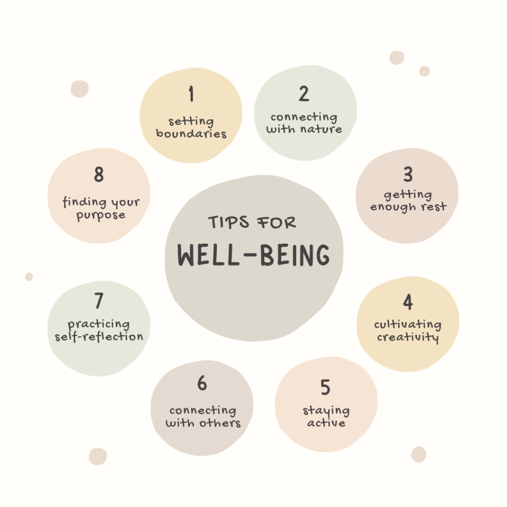 tips for well-being
