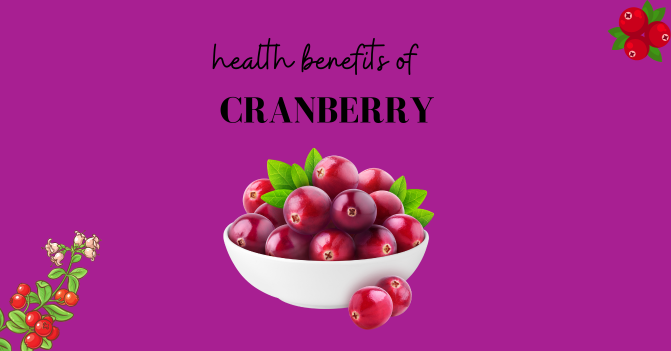 health benefits of Cranberry