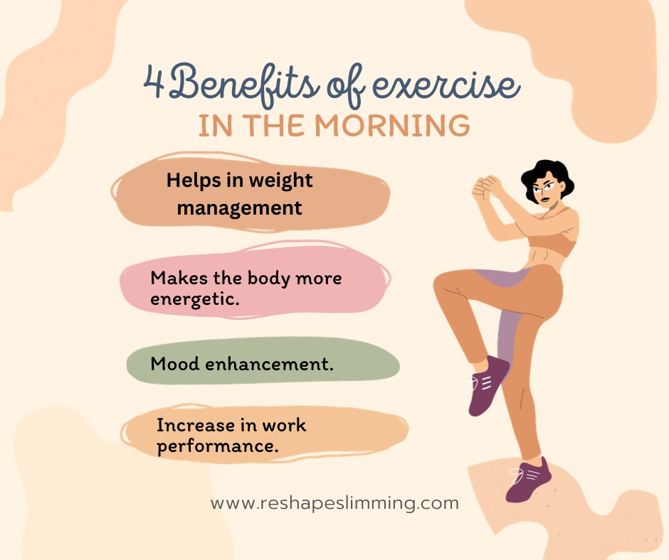 4 benefits of exercise in the morning