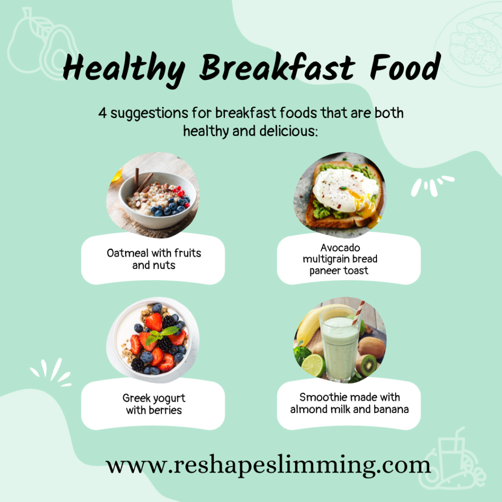 Healthy Breakfast options