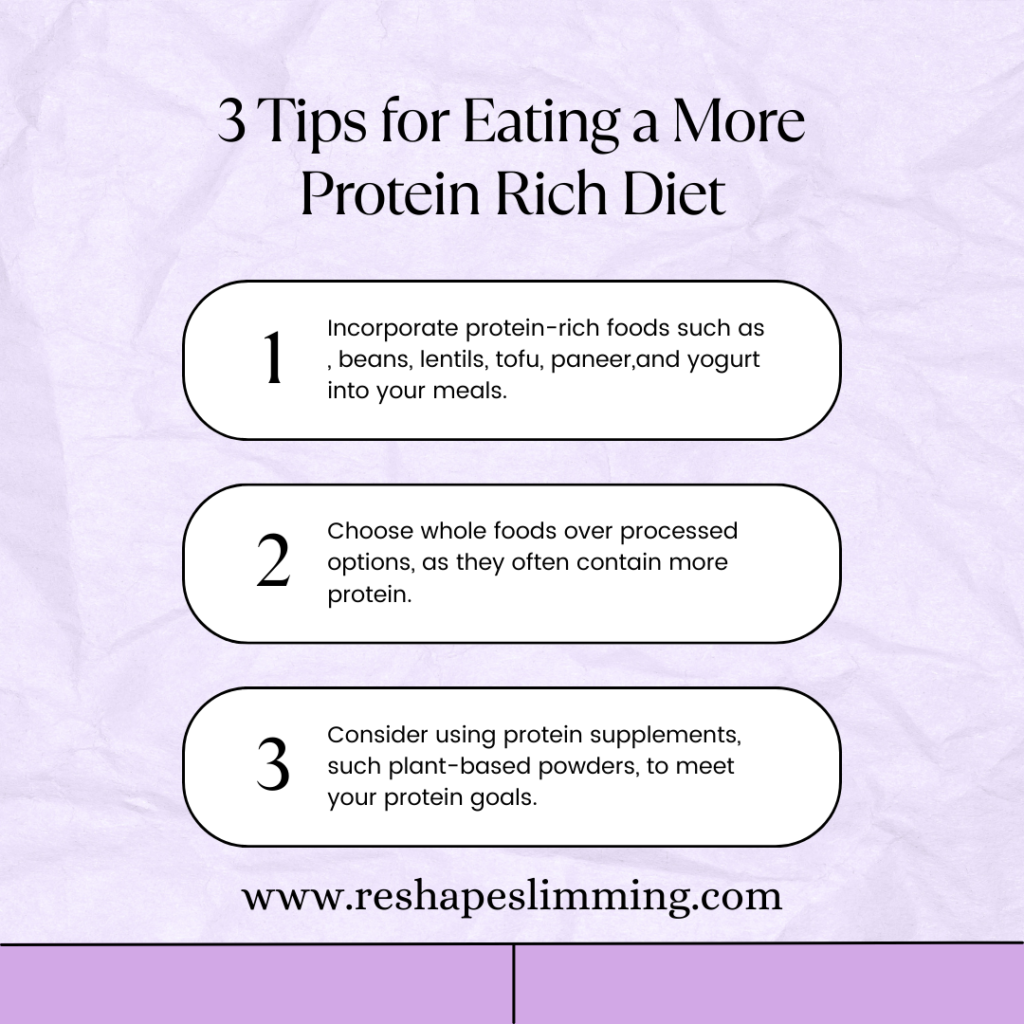 Tips for protien rich diet