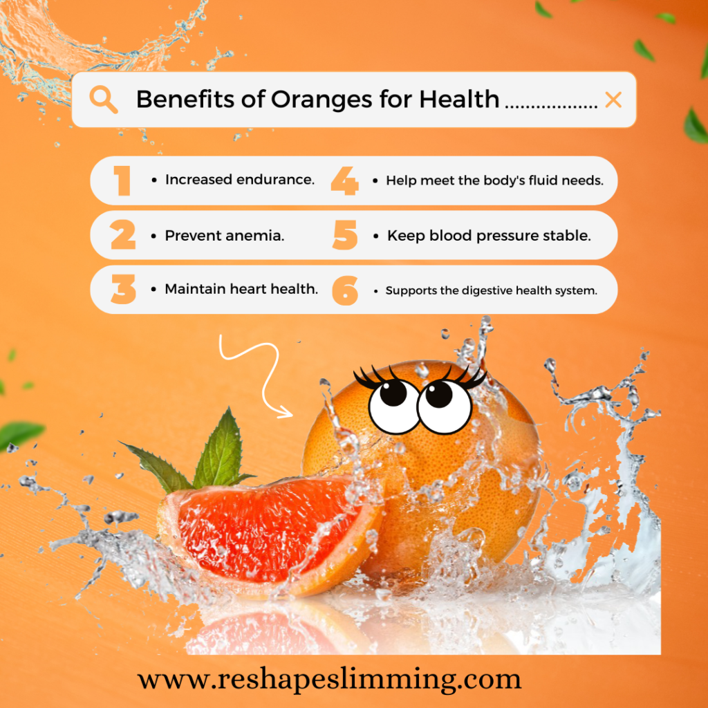 benefits of oranges for health