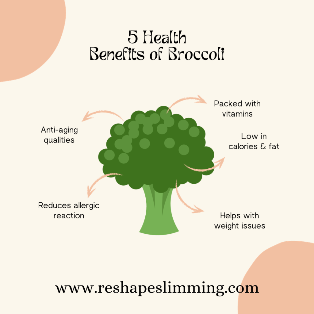 5 health benefits of broccoli