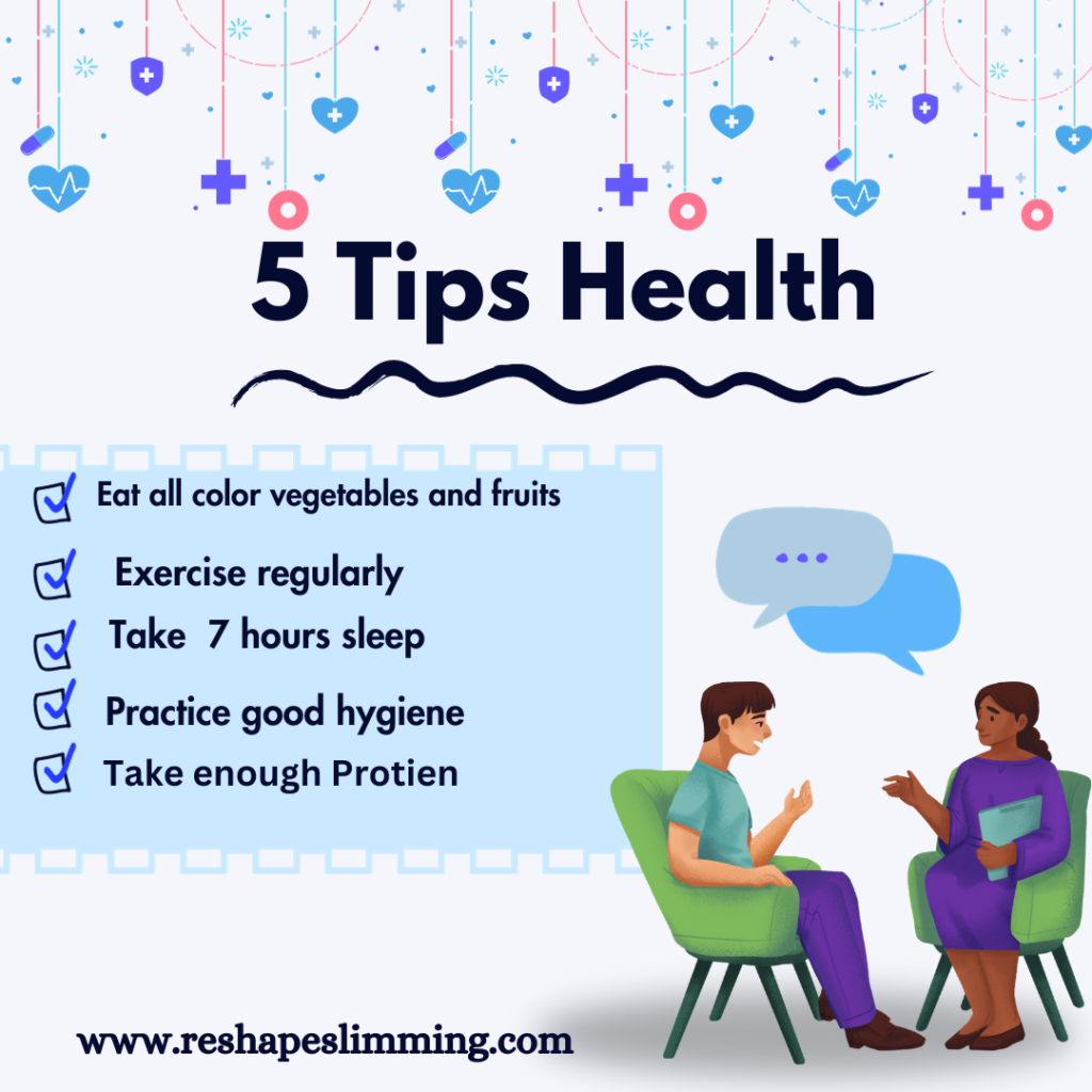5 health tips