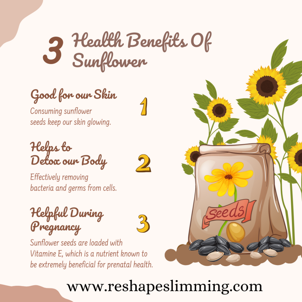 Health benefits of sunflower seeds