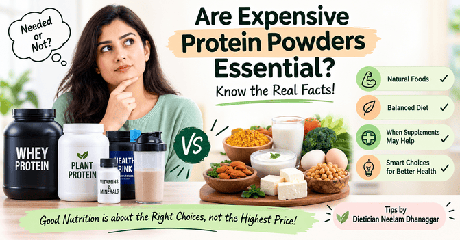 Are expensive protein powders essential? Compare protein supplements with natural protein-rich foods – Dietician Neelam Dhanaggar