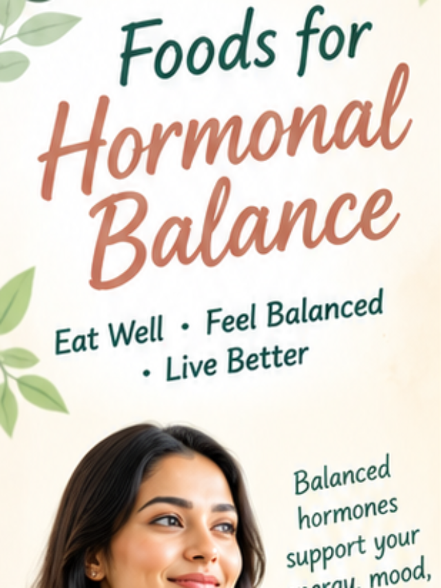6 Foods for Hormonal Balance and Better Health